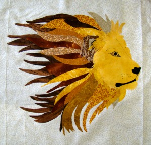 Africa Quilt - Lion