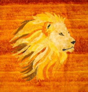 Africa Quilt - Lion